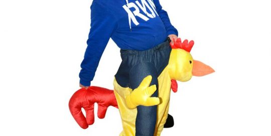 Carry Me Costumes Chicken Plush Tricky Mascot Costumes