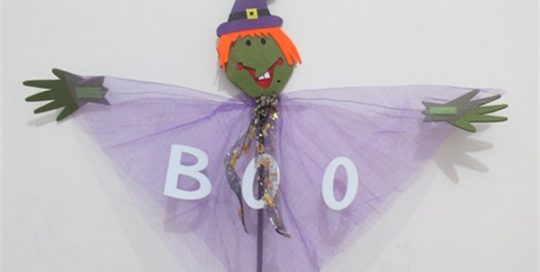 Halloween Home Outdoor Ornament-Standing Witch