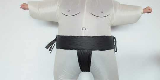 Wholesale Fat inflatable Costumes Sumo Wrestler Adult Inflatable Costume