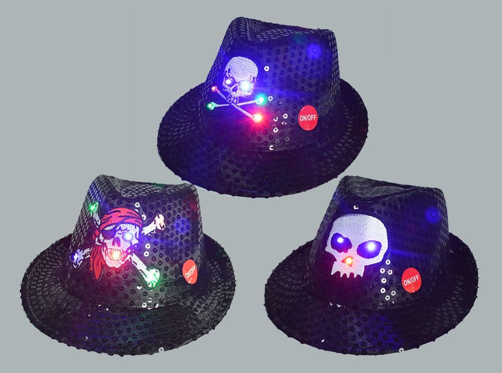 flashing party hats