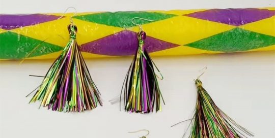 Mardi Gras Tinsel Tassel-PGG-LGPC