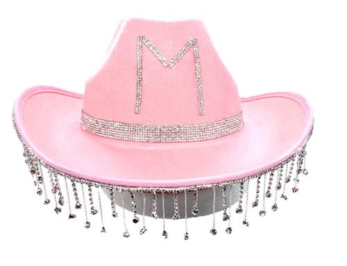 Wide Brim Western Cowboy Hat with Tassels