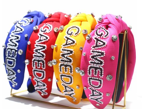 Beaded Gameday Hair Bands For Women Girls