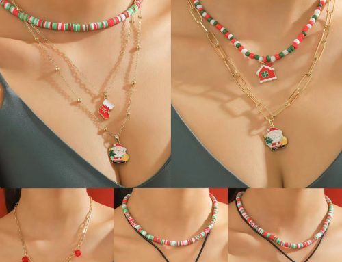 Multi-Layer Christmas Necklace For Festival