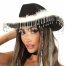 Ma Baby Women Cowboy Hat Rhinestones Tassels Party Hat Feather Patchwork Caps Hats for Club Party 7a