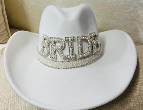 Bride Pearl Cowgirl Hat – Bridal & Bridesmaid Party Cowboy Hat