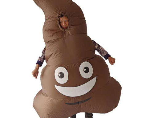 Inflatable Brown Poop Halloween Party Suit