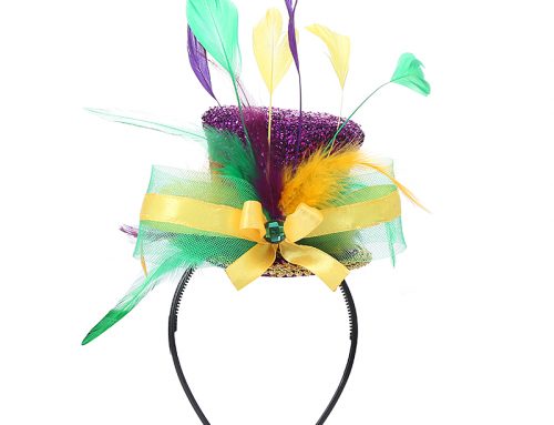 Wholesale Mardi Gras Feather Party Headband