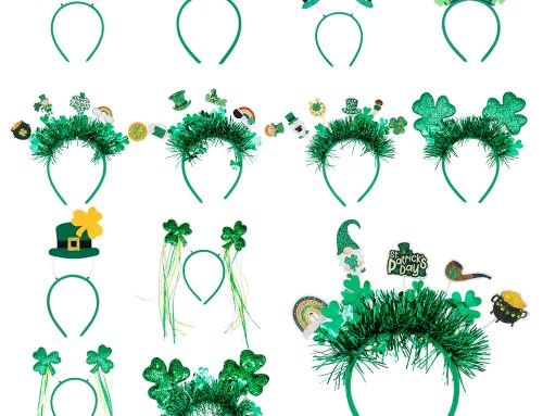 St. Patrick Day Green Shamrock Head Bopper